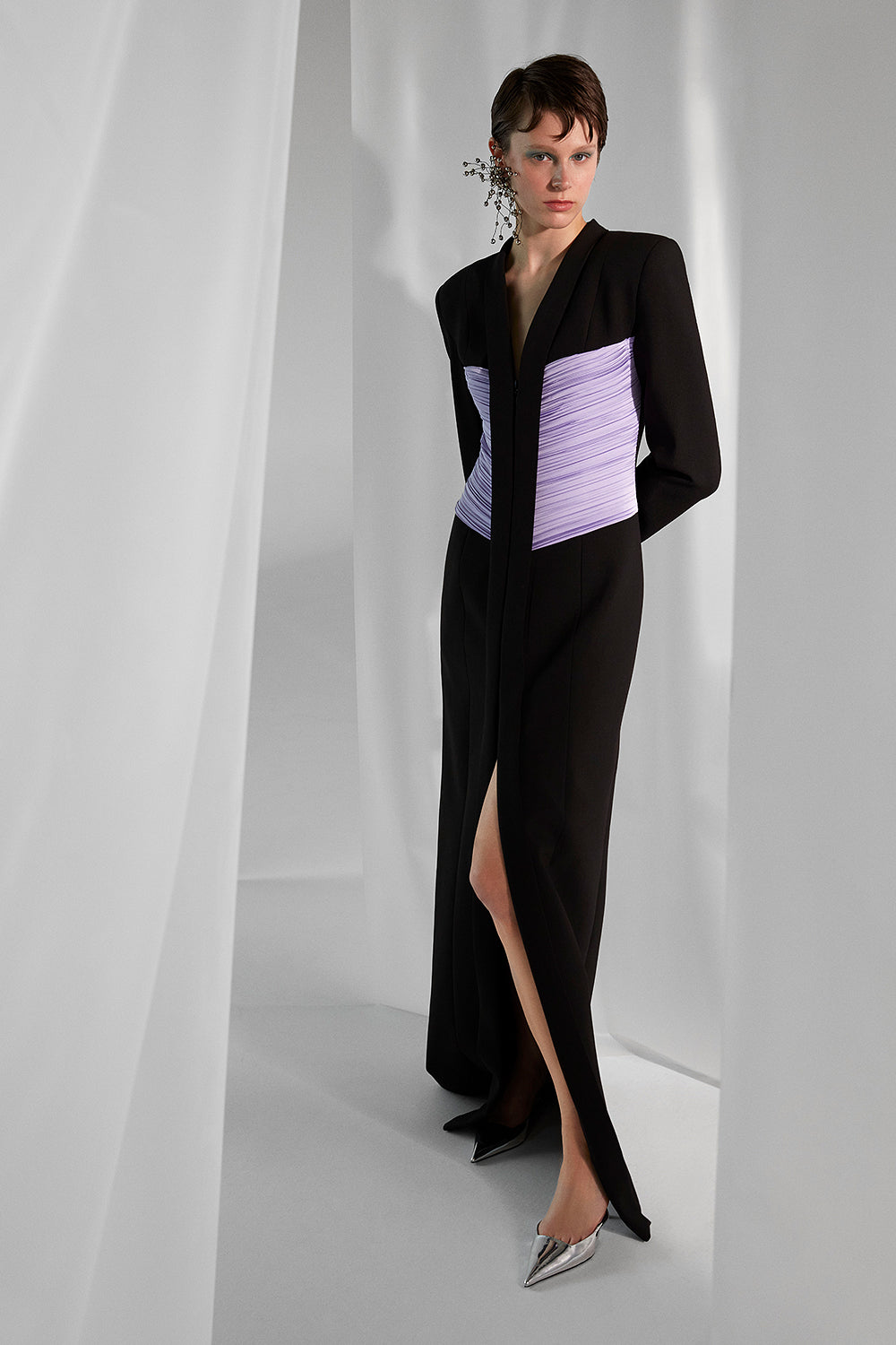 PUPRLE JACKET DRESS