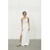 ACCESSORY ONE SHOULDER WHITE DRESS